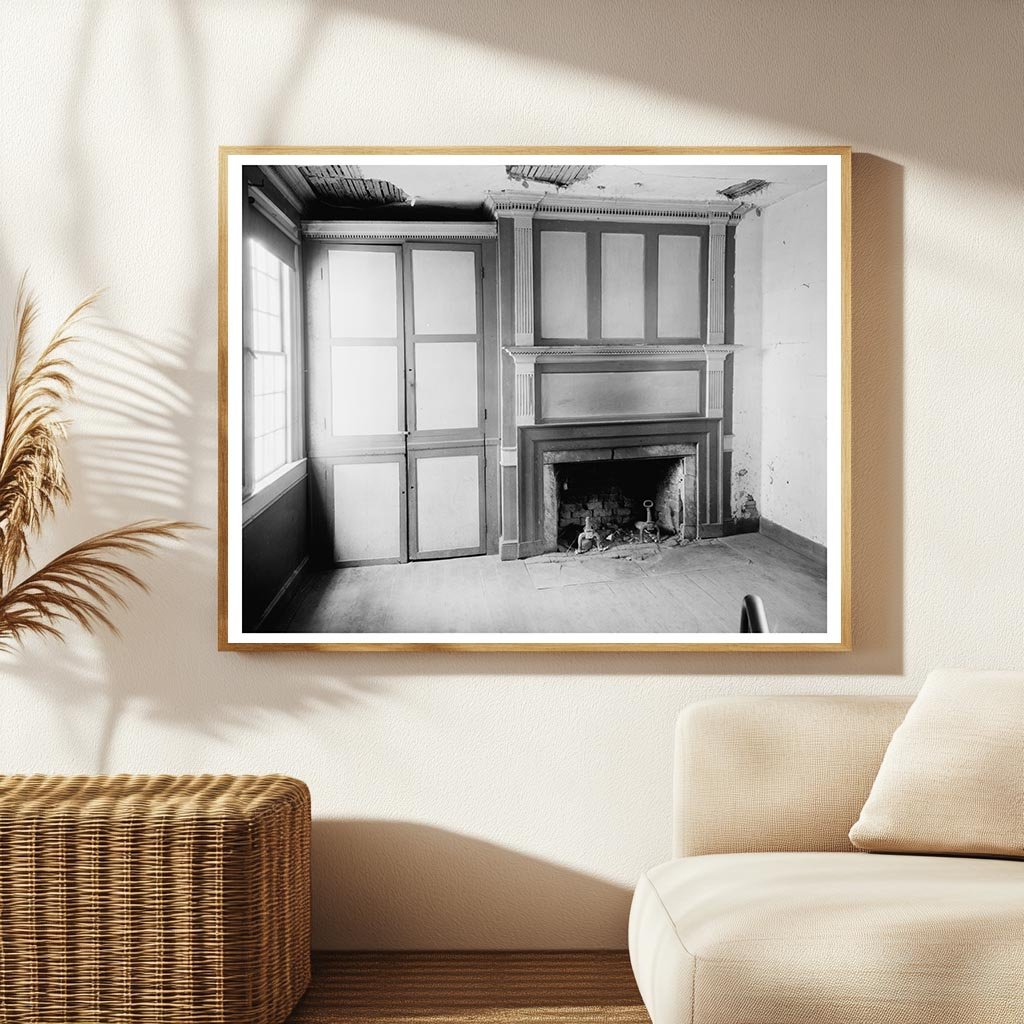 Powhatan County VA Interior Scene, Early 20th Century