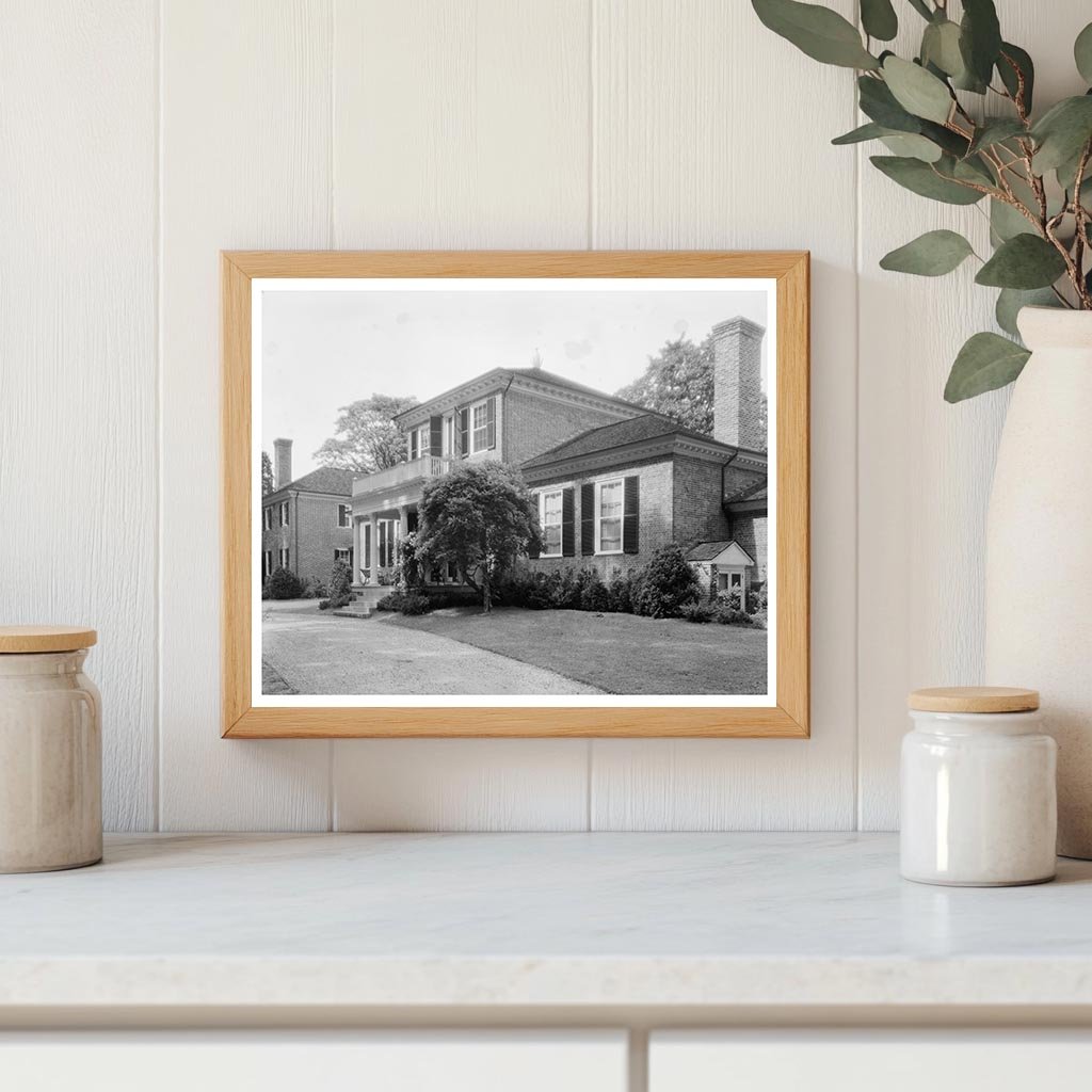 Historic Harrison House, Surry VA, 1730, Jeffersons Design