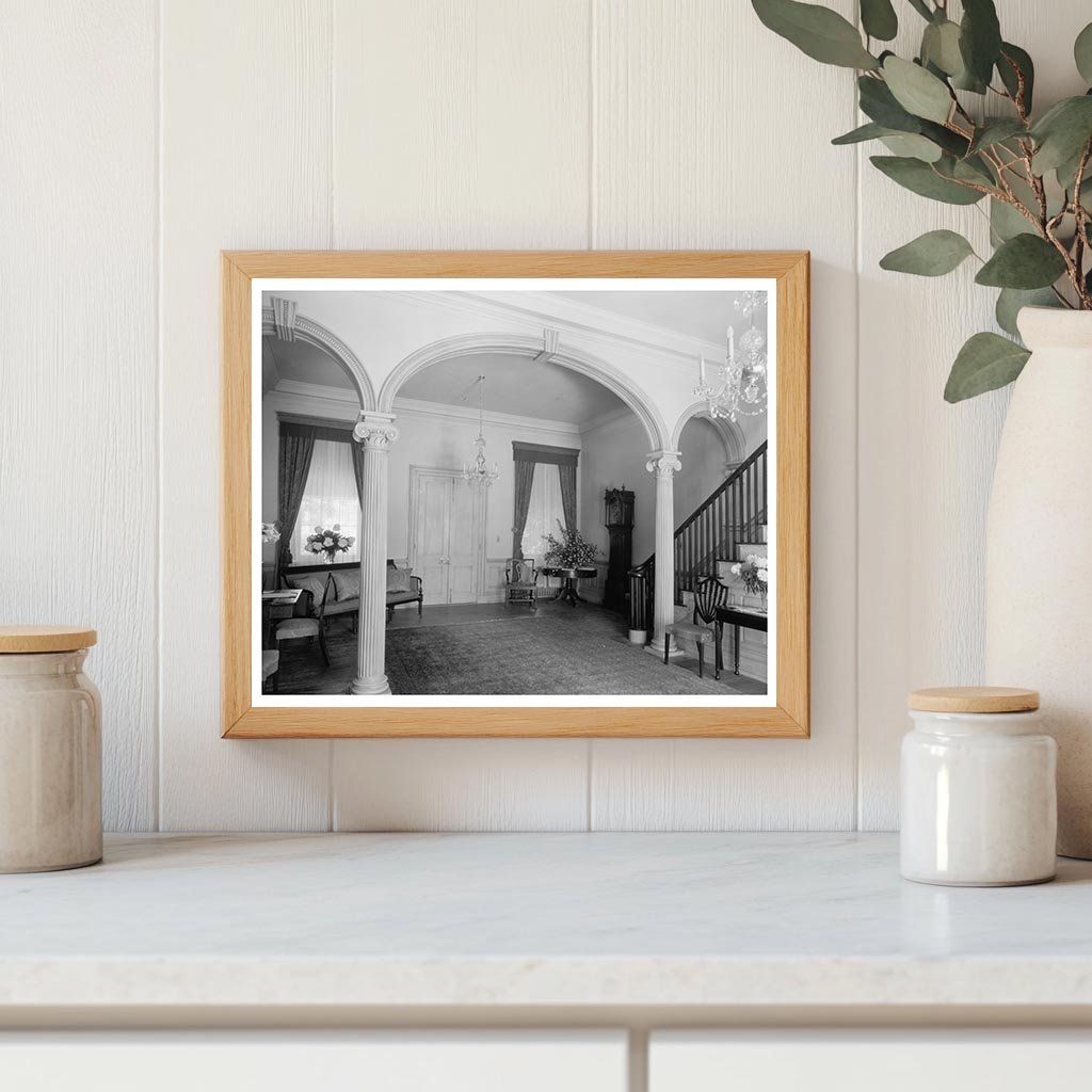 Historic 1730s Architecture in Surry, VA - 1953 Photo