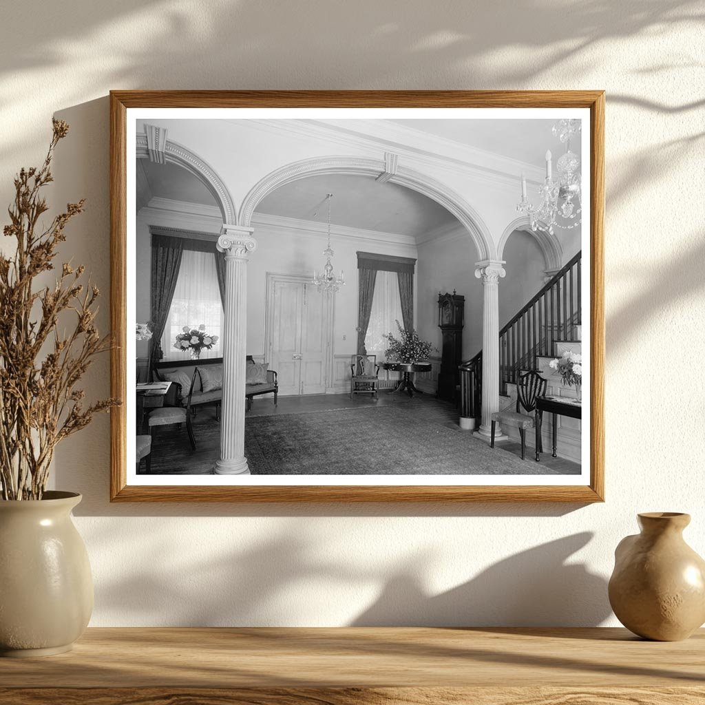 Historic 1730s Architecture in Surry, VA - 1953 Photo