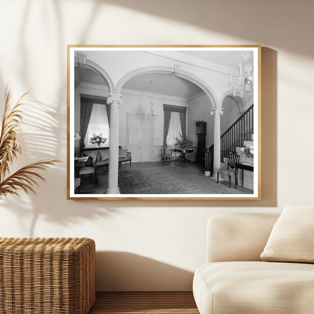 Historic 1730s Architecture in Surry, VA - 1953 Photo