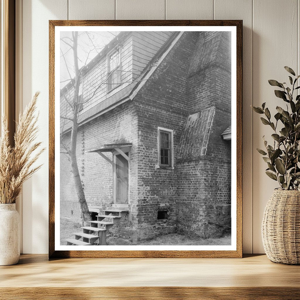 James Wishart House, Virginia, 1654 Vintage Photo