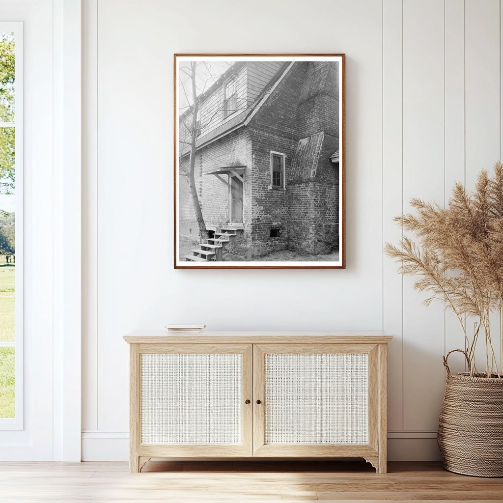 James Wishart House, Virginia, 1654 Vintage Photo