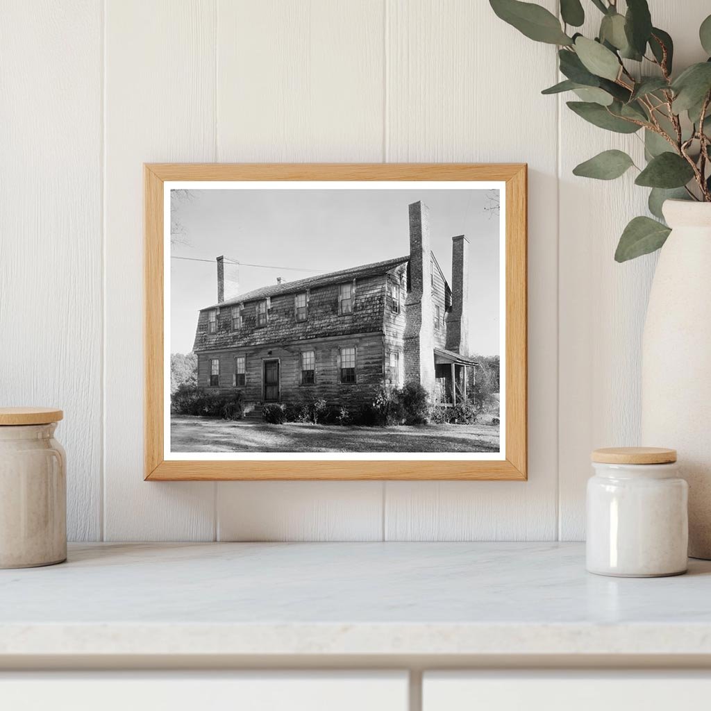 Reuben Lovett House, Kempsville, VA, 1790 - Vintage Photo