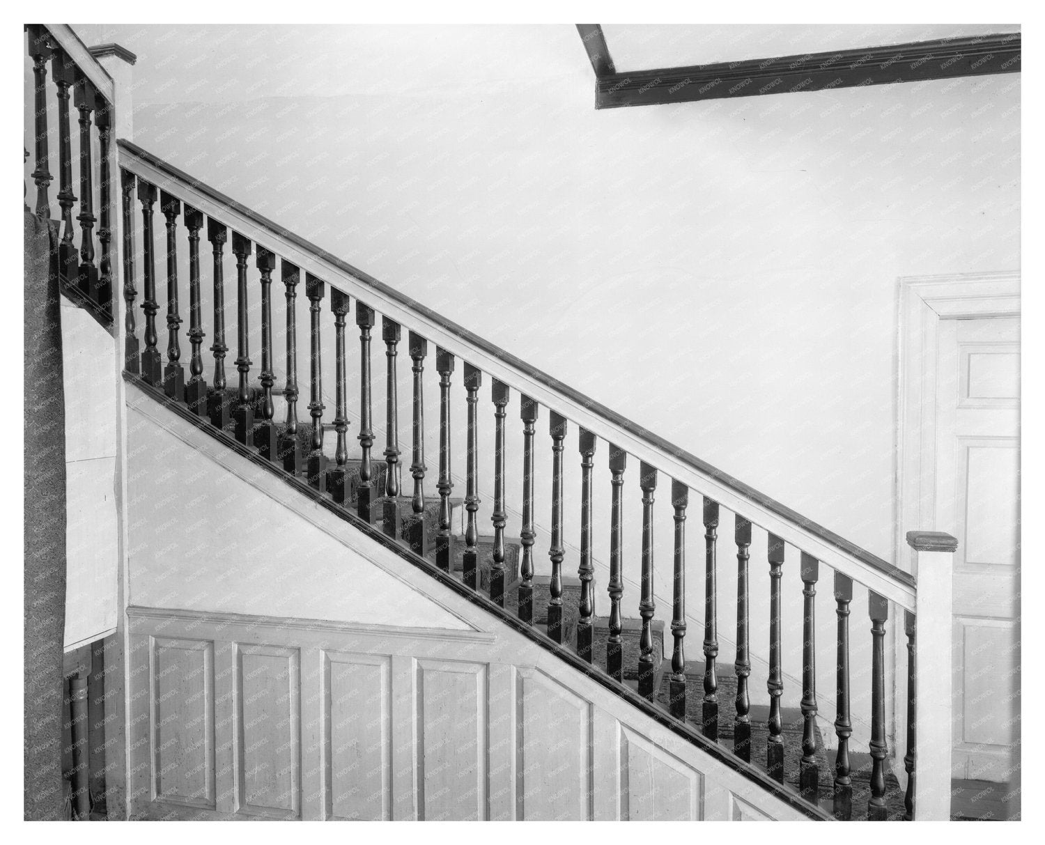1727 Interior of Historic Building, Princess Anne County, VA