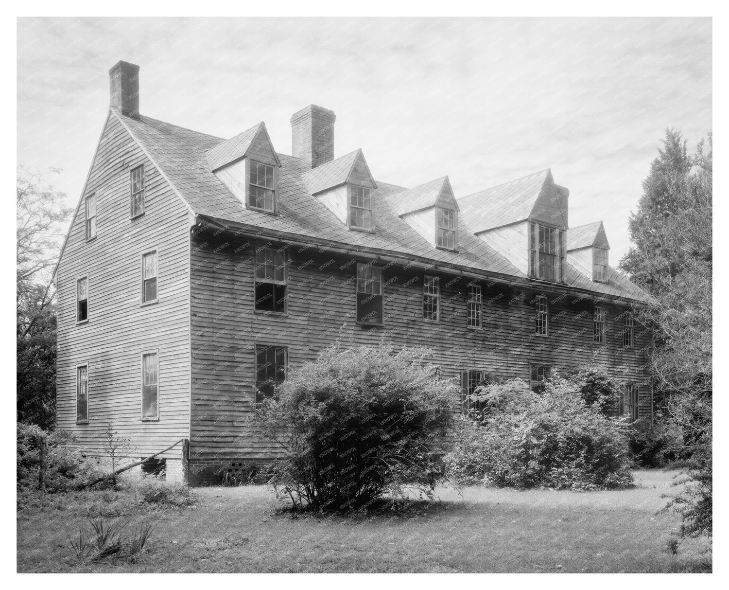 18th-Century Wooden House, Richmond County, VA, 1733
