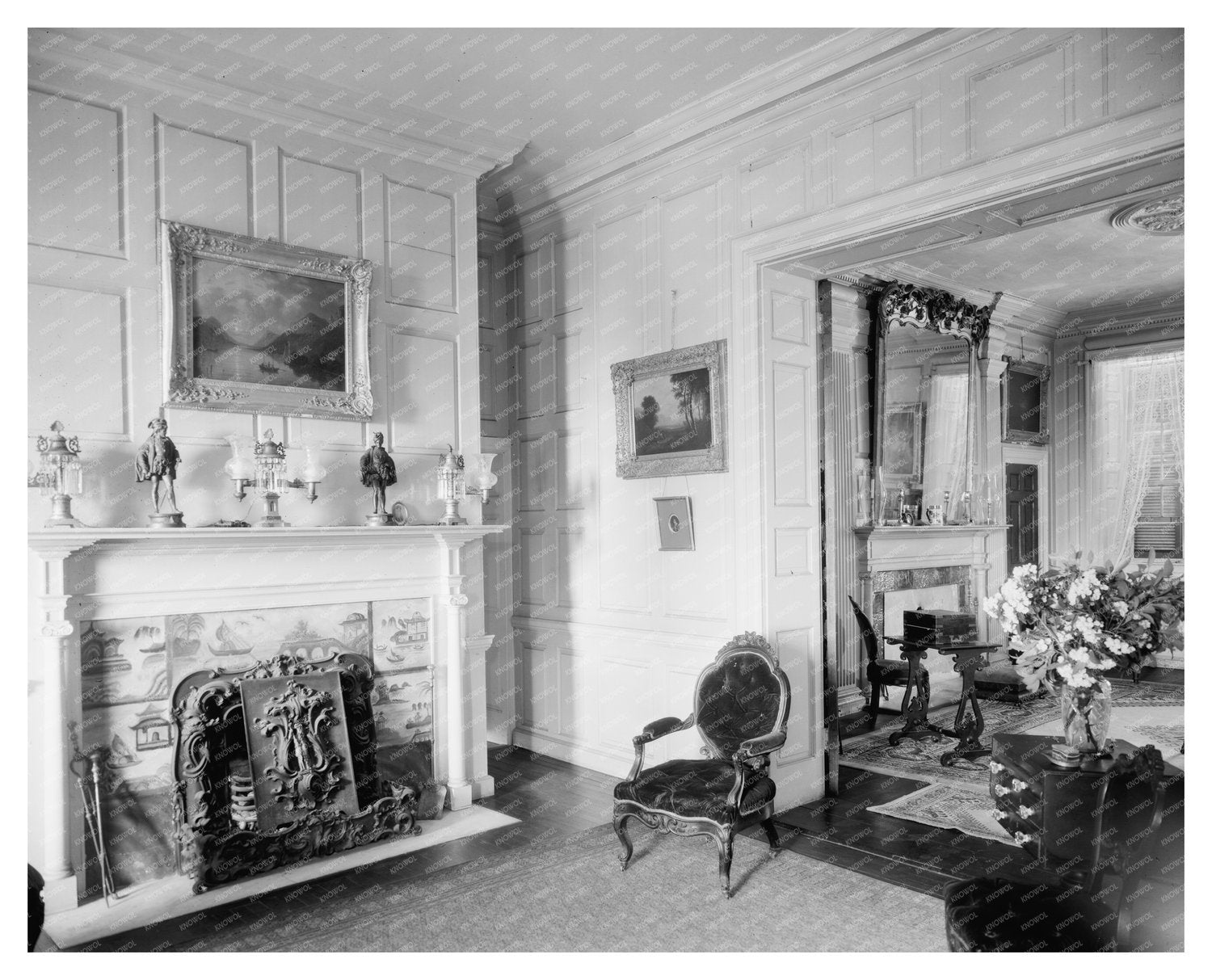 Historic Building Interior in Richmond County, VA 1730