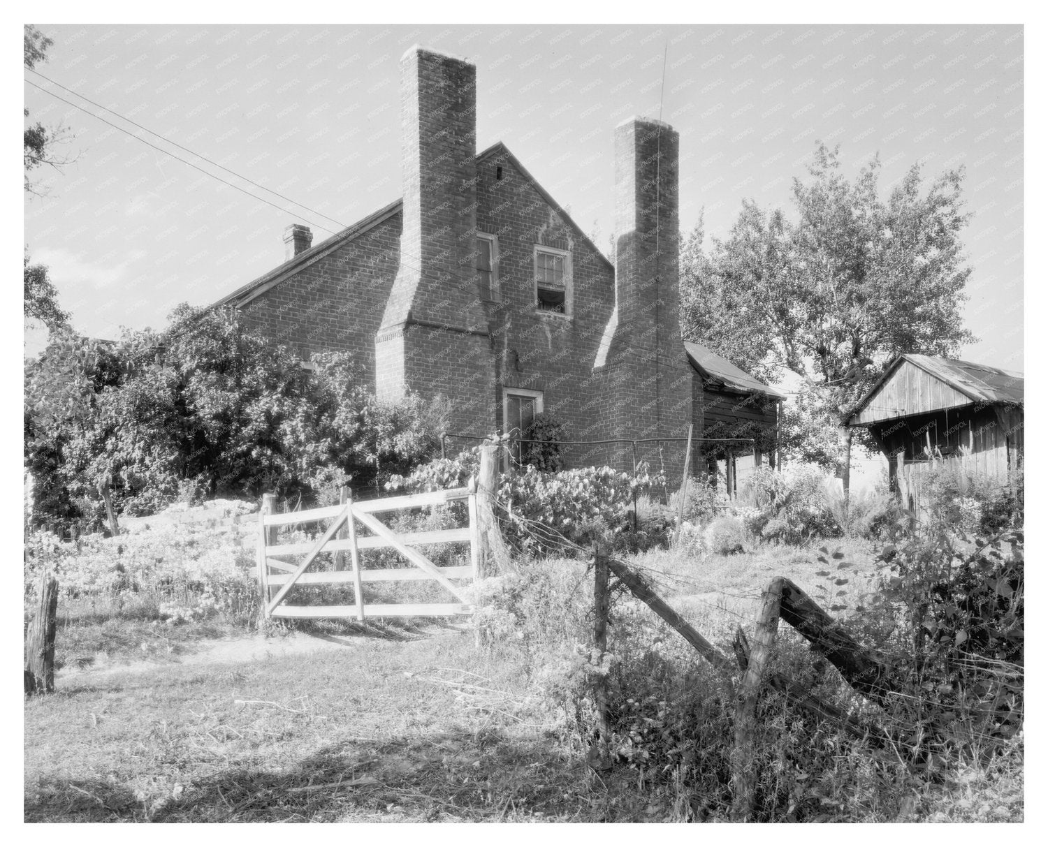 Vintage Architecture in Roanoke County, Virginia 1900s