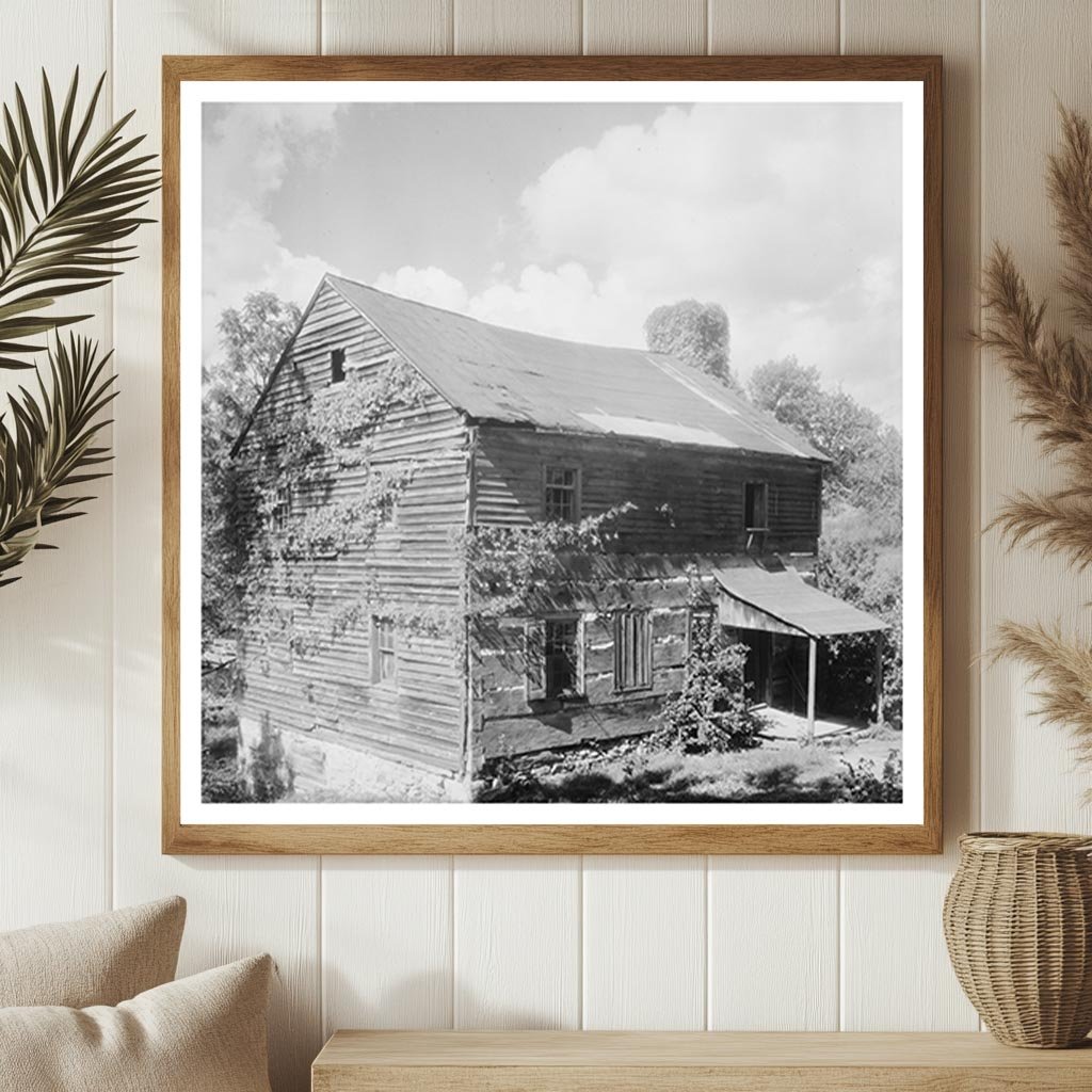 1930s Roanoke County VA Vintage Architectural Photo
