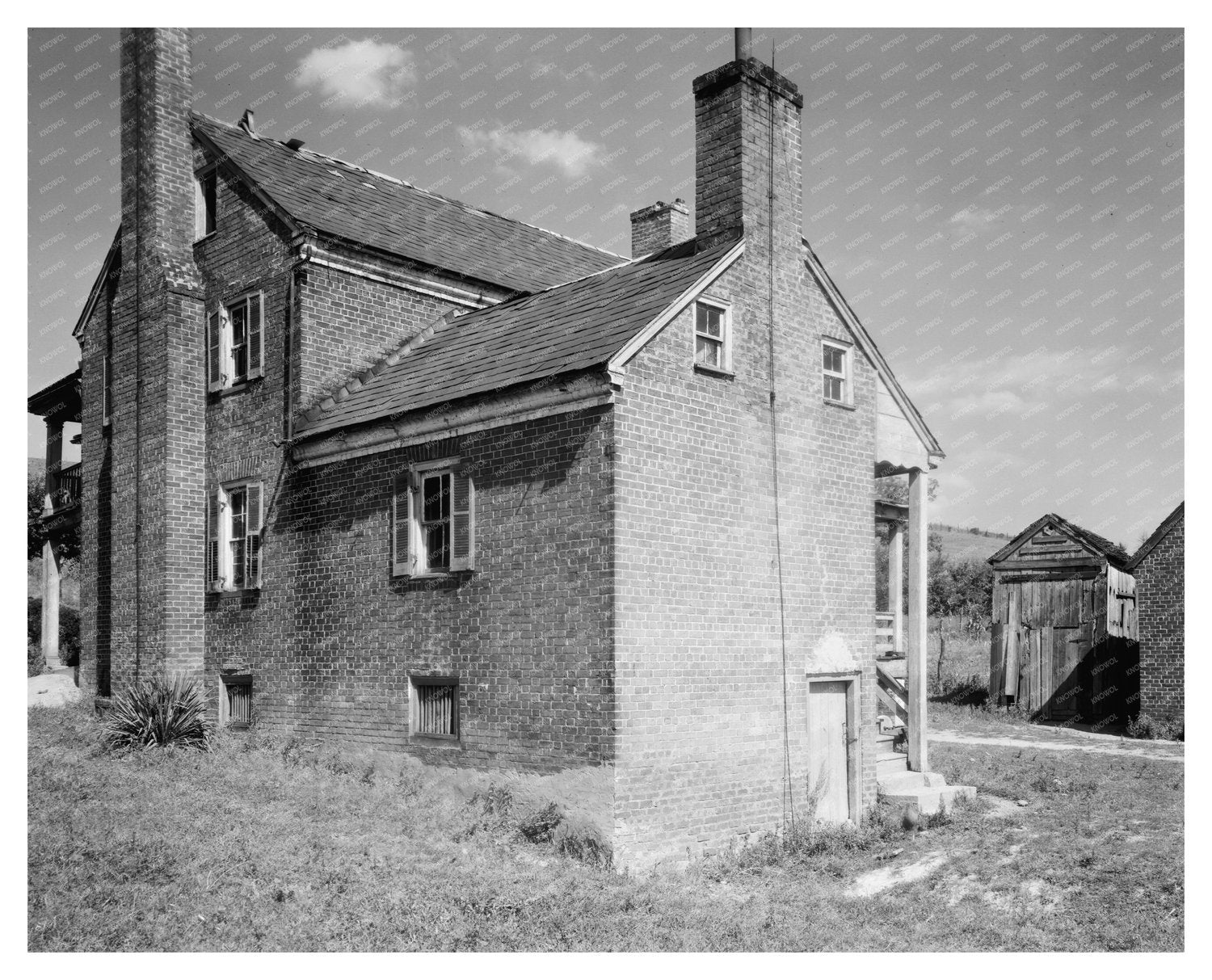 1800 Farmhouse in Roanoke County, Virginia - Vintage Photo
