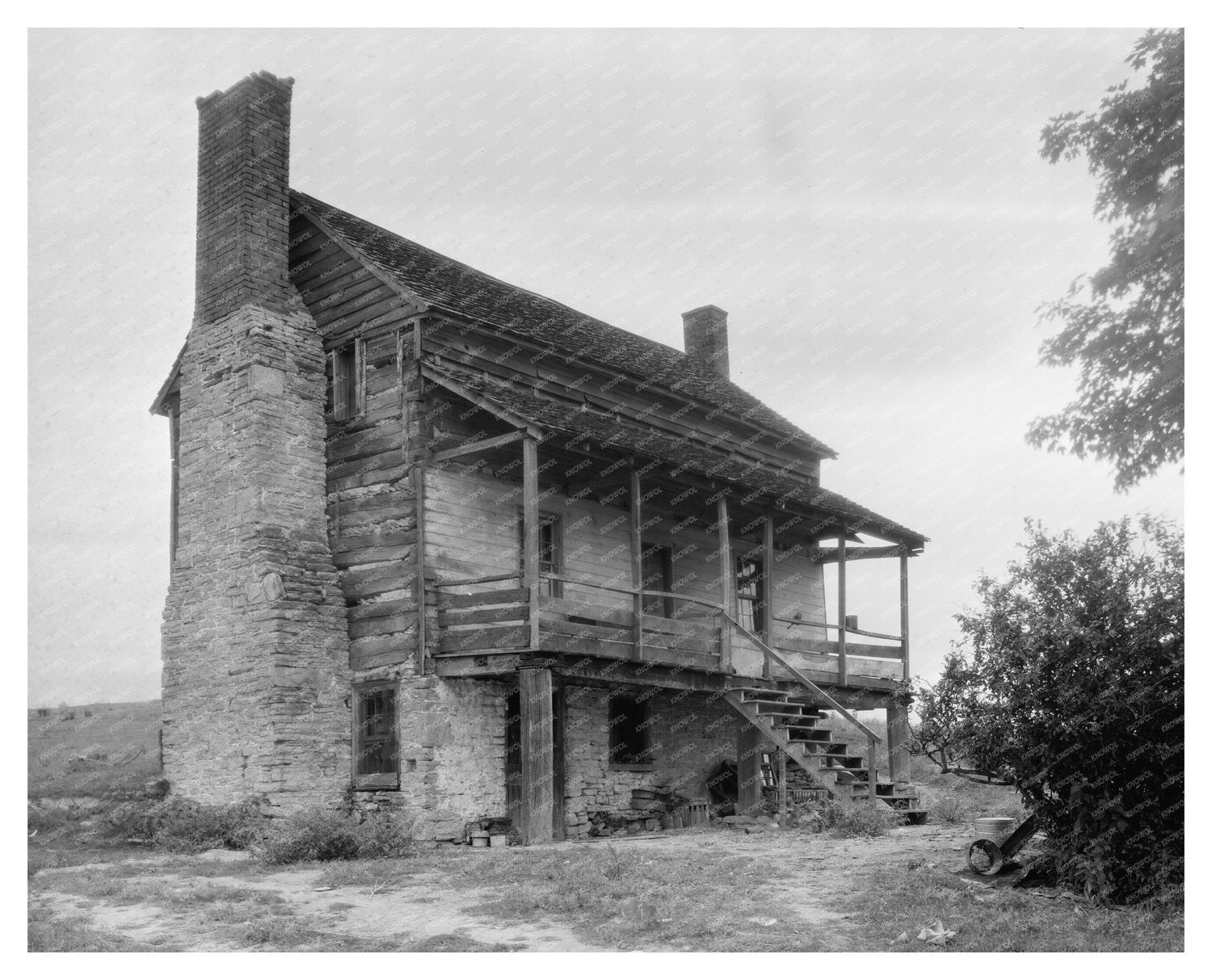 Historic Farmhouse in Hollins, Virginia, 20th Century