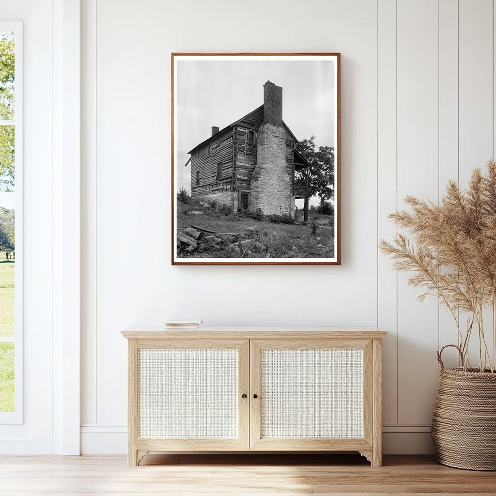 Hollins, VA Vintage Farmhouse Photo from 1953