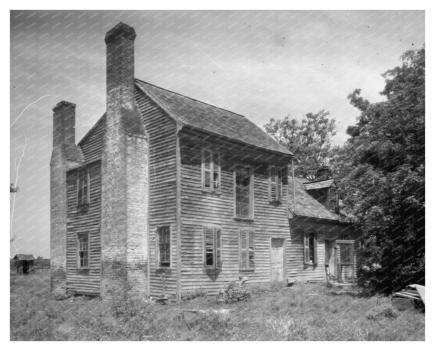 Spotsylvania County VA Farmhouse Photo, Early 1900s