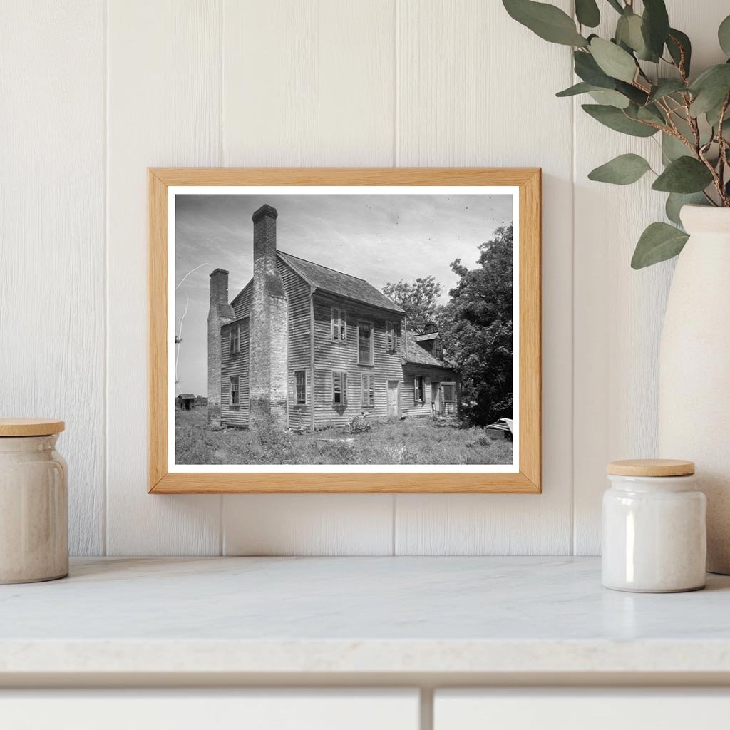 Spotsylvania County VA Farmhouse Photo, Early 1900s