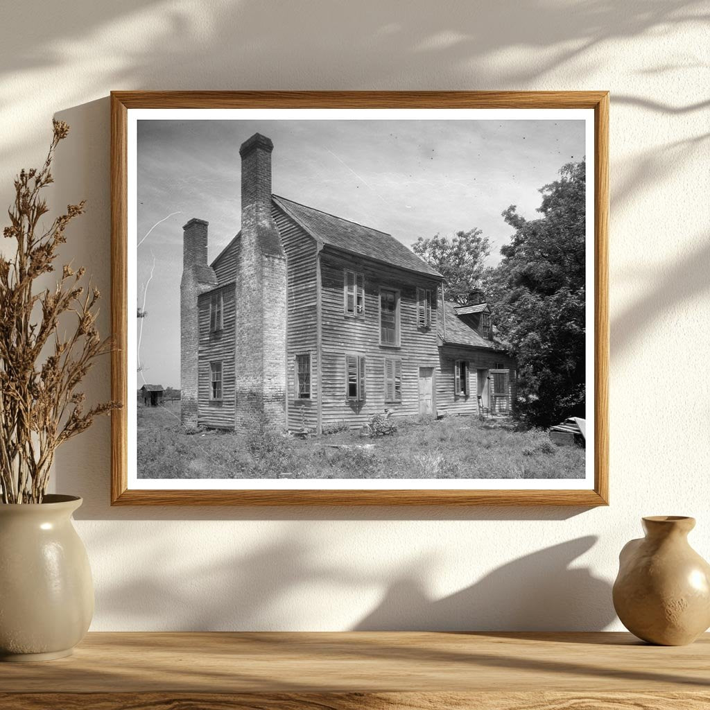 Spotsylvania County VA Farmhouse Photo, Early 1900s
