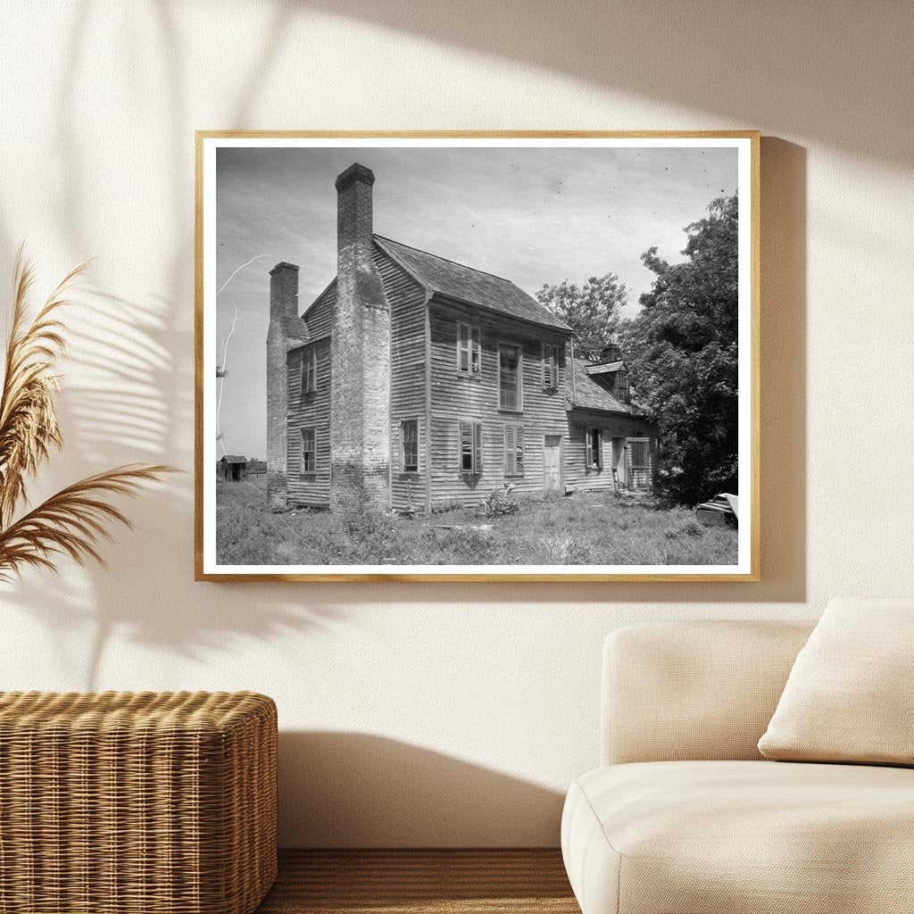 Spotsylvania County VA Farmhouse Photo, Early 1900s