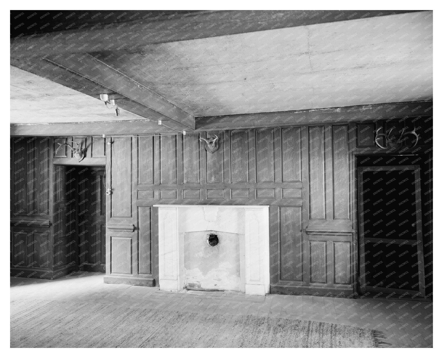 Historic 1660 Building in Surry County, VA - 1953 Photo