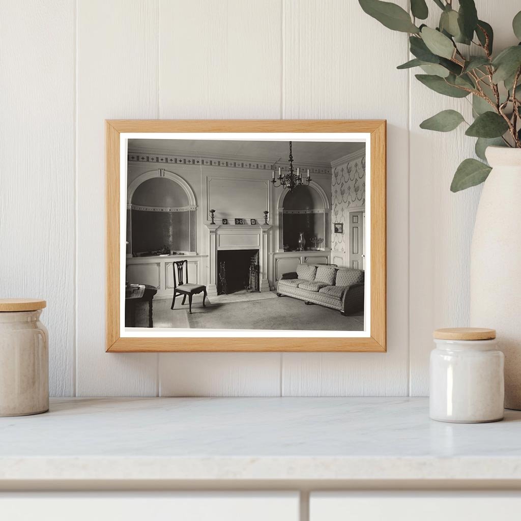 Vintage Interior Photo of Spring Grove, VA, 1953