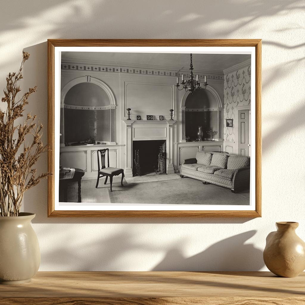 Vintage Interior Photo of Spring Grove, VA, 1953