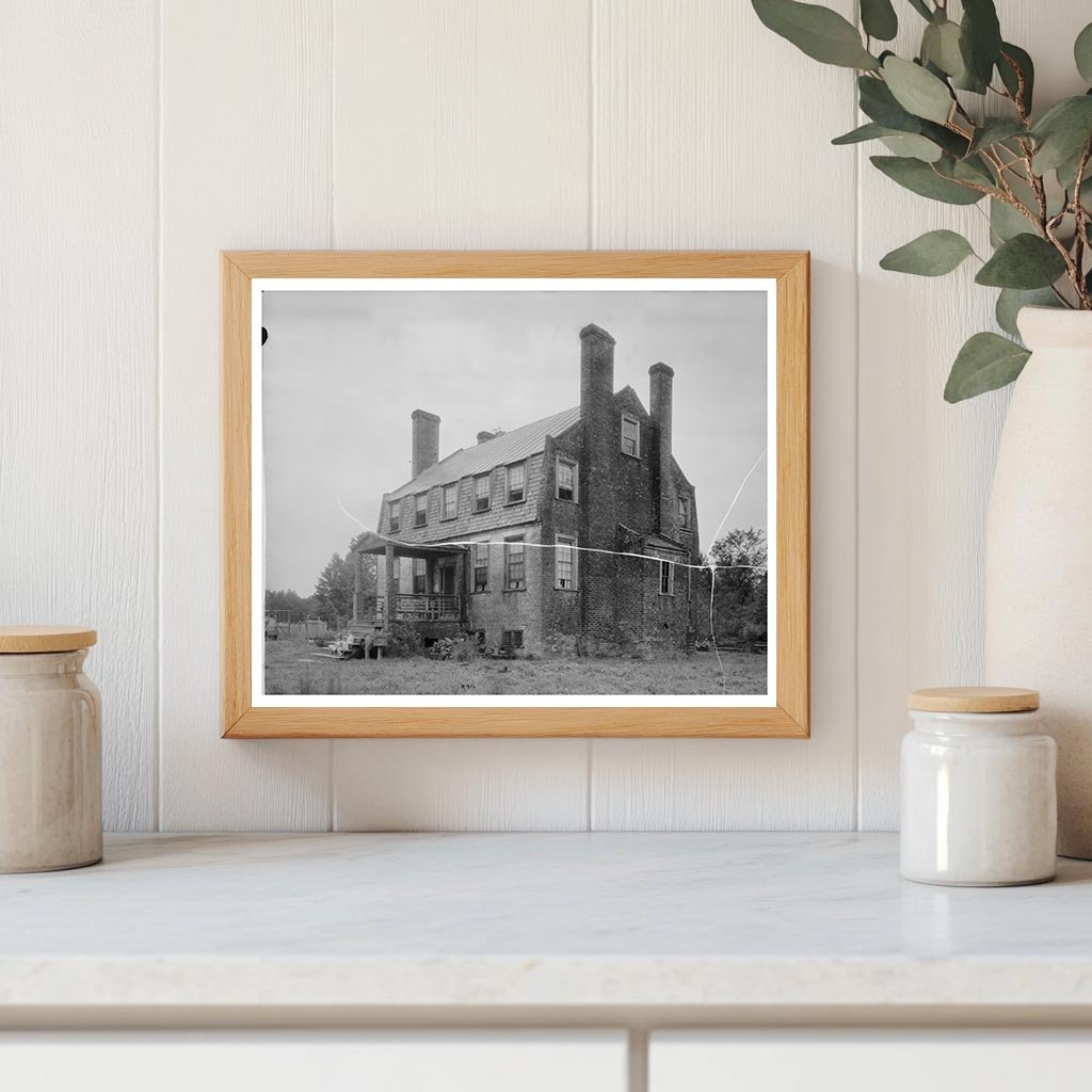 Surry County, Virginia Vintage Architecture Photo, 1900s