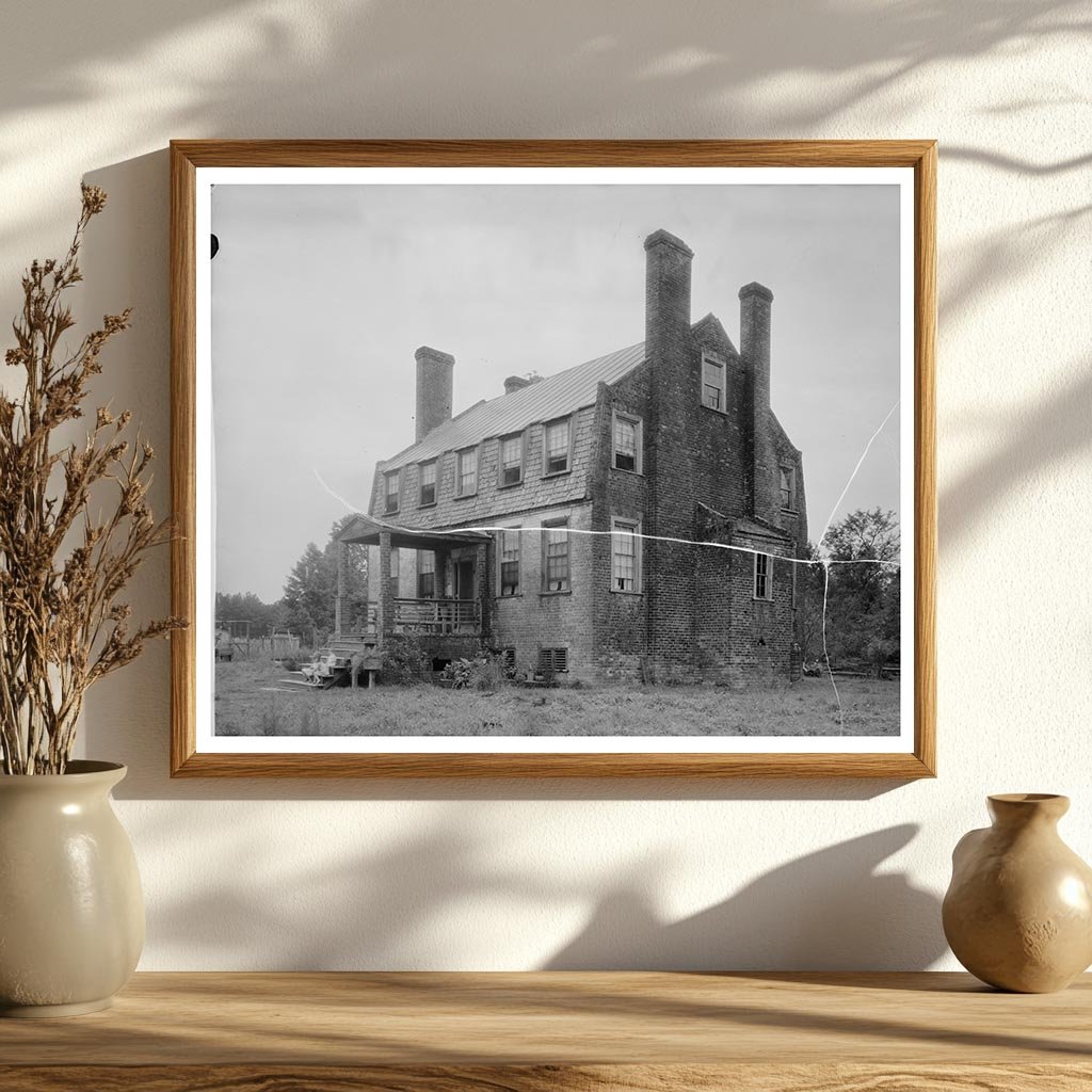 Surry County, Virginia Vintage Architecture Photo, 1900s