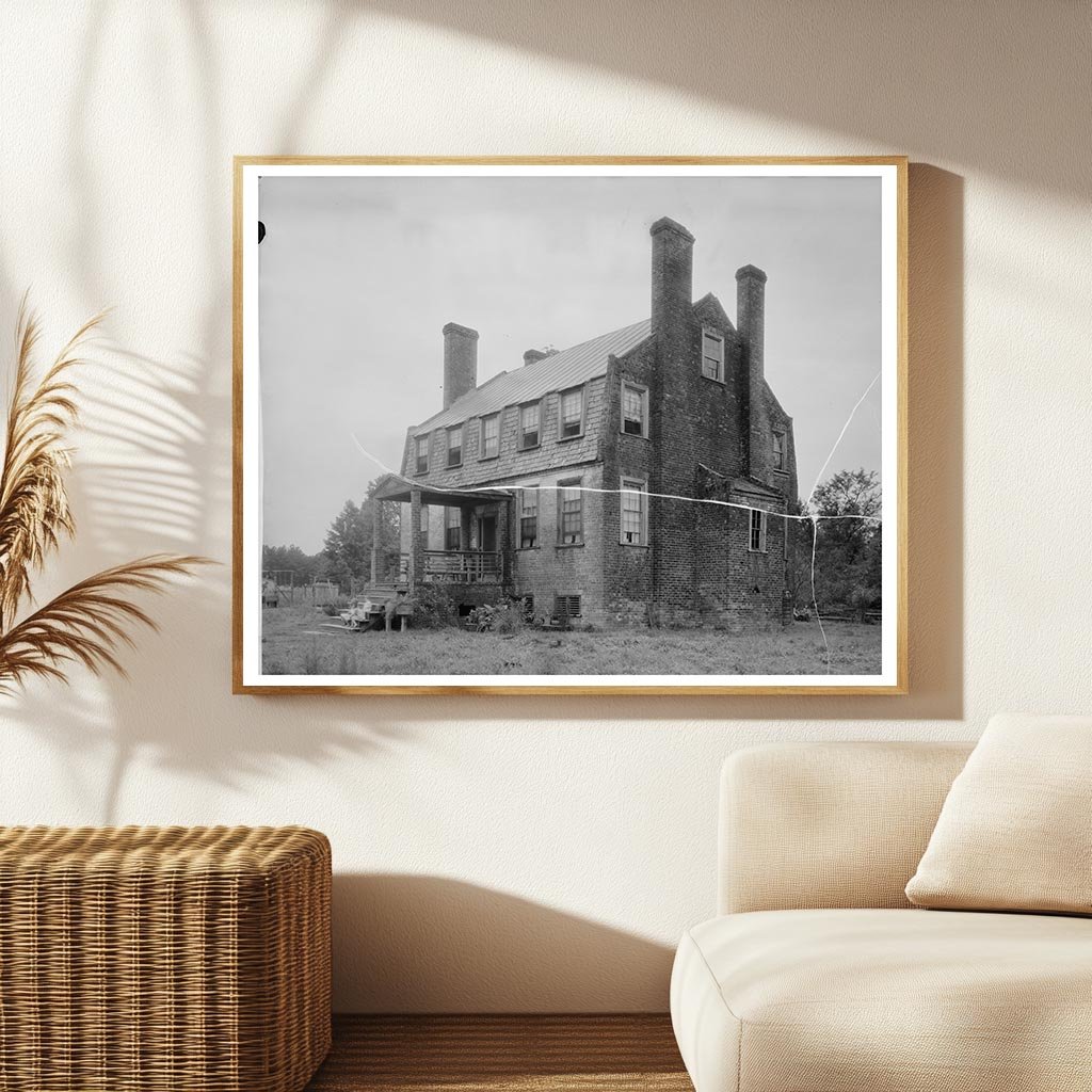 Surry County, Virginia Vintage Architecture Photo, 1900s