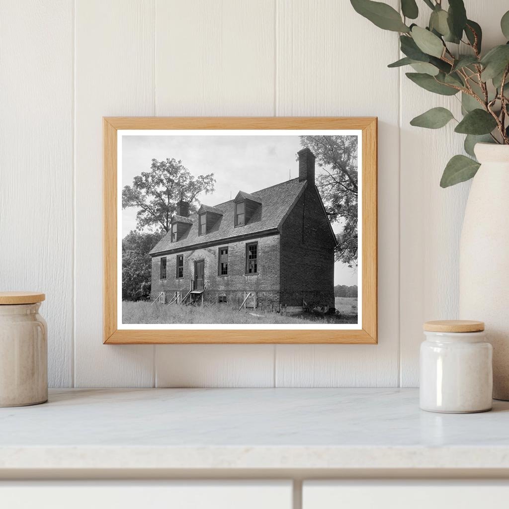 Historic House in Surry County, Virginia, 1953 Photo