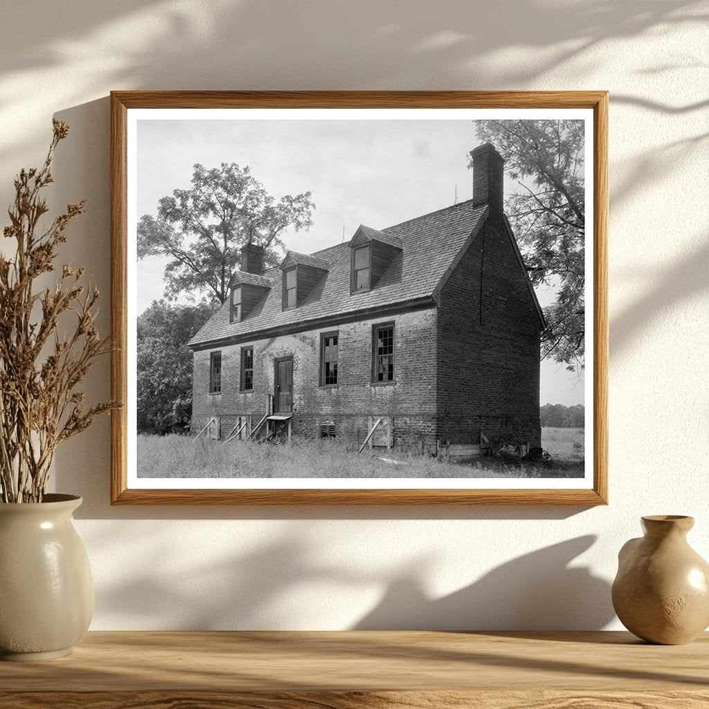 Historic House in Surry County, Virginia, 1953 Photo