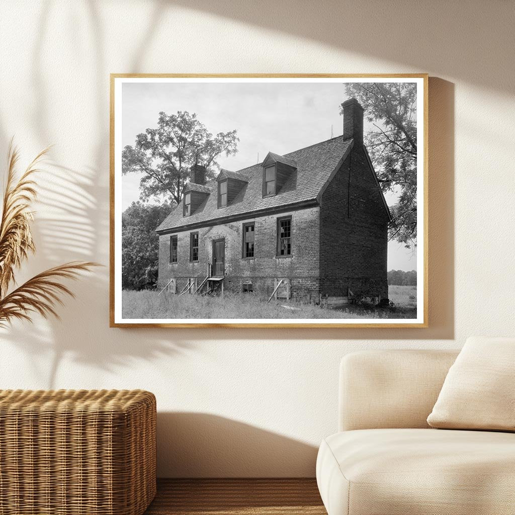 Historic House in Surry County, Virginia, 1953 Photo