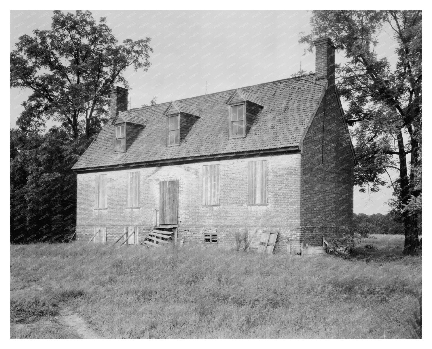 Surry County VA Vintage Architecture Photo 1953