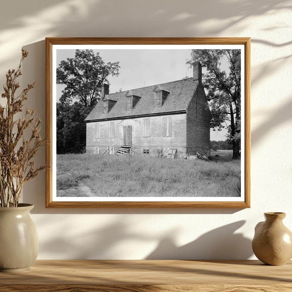 Surry County VA Vintage Architecture Photo 1953