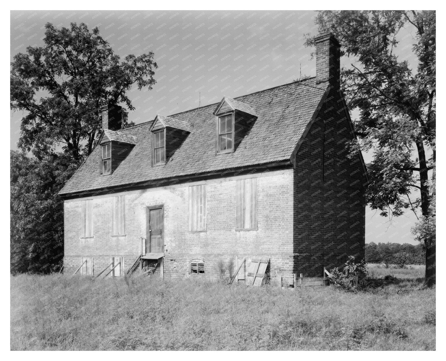 Historic House in Surry County, Virginia, Early 20th Century