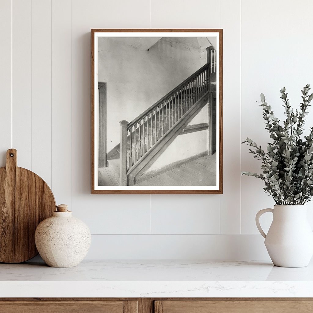 Surry County VA Stair Rail Architecture 1953