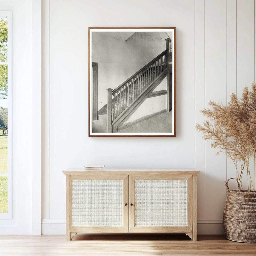 Surry County VA Stair Rail Architecture 1953