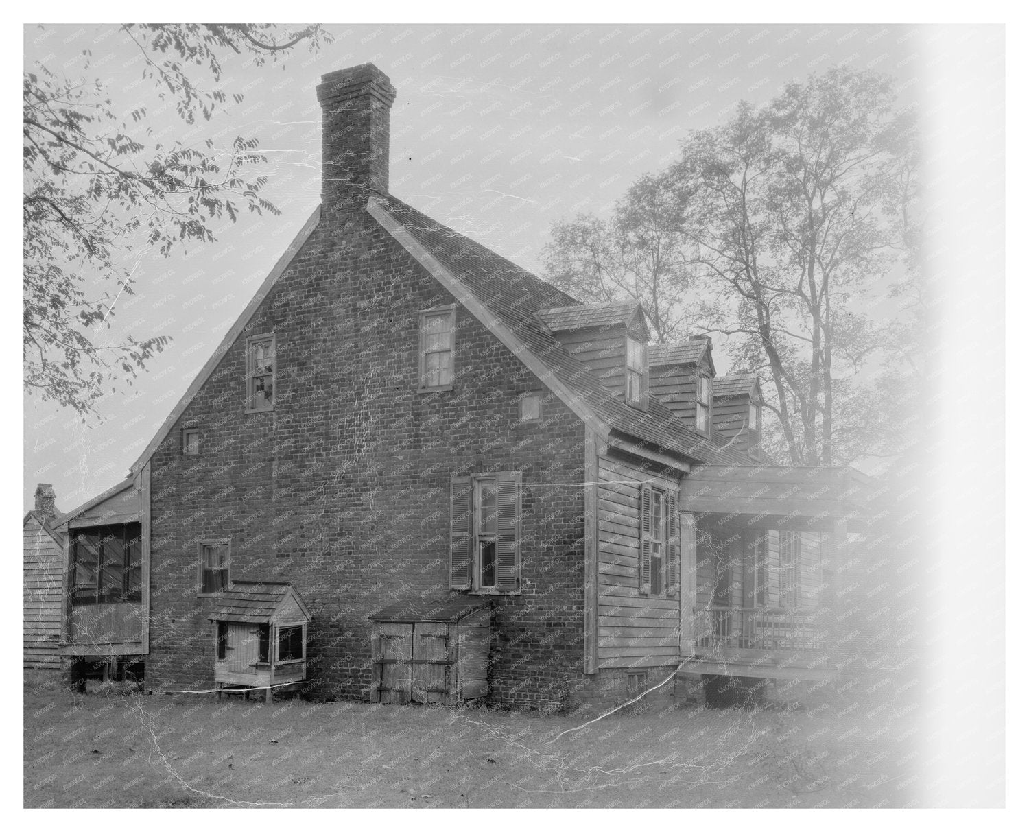 Bacons Castle, Surry County, VA - Historic 17th Century Phot