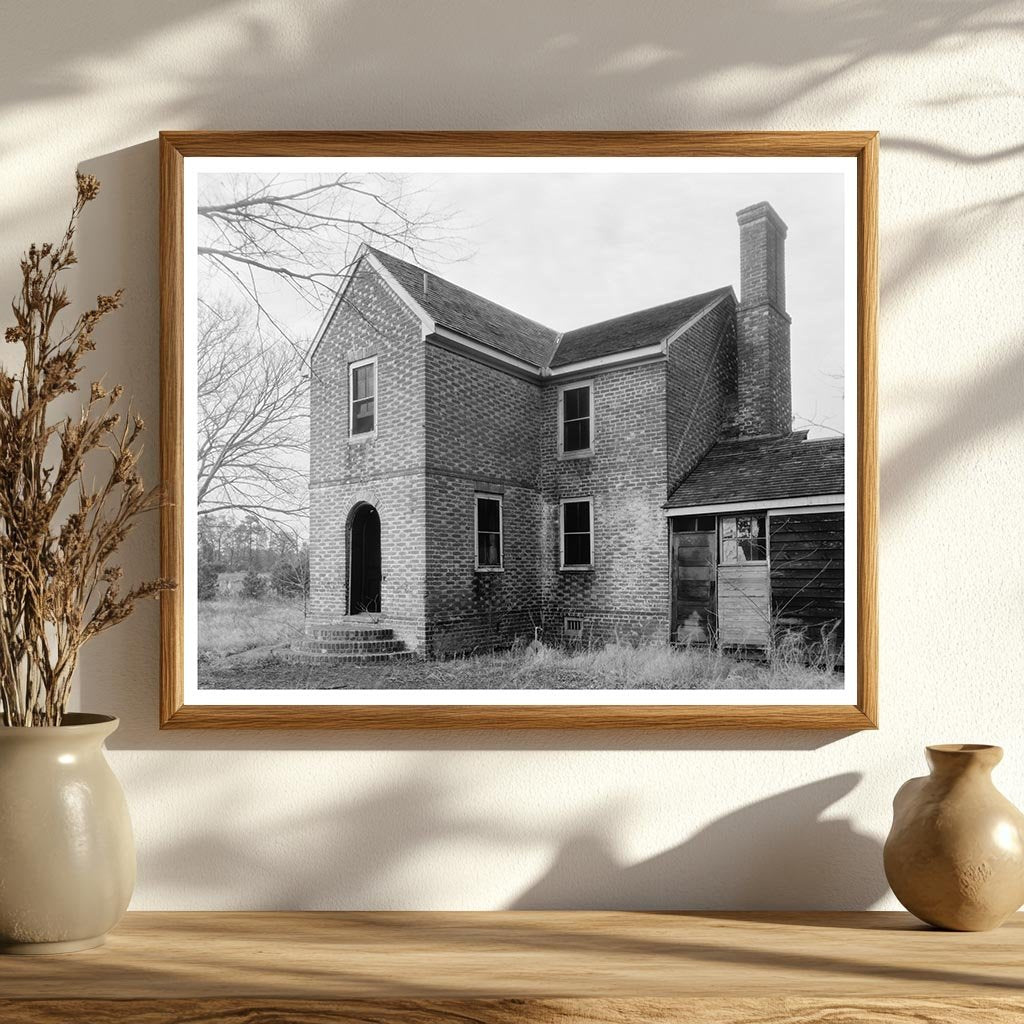 Mulberry Island Brickwork Architecture, Warwick VA, Early 19