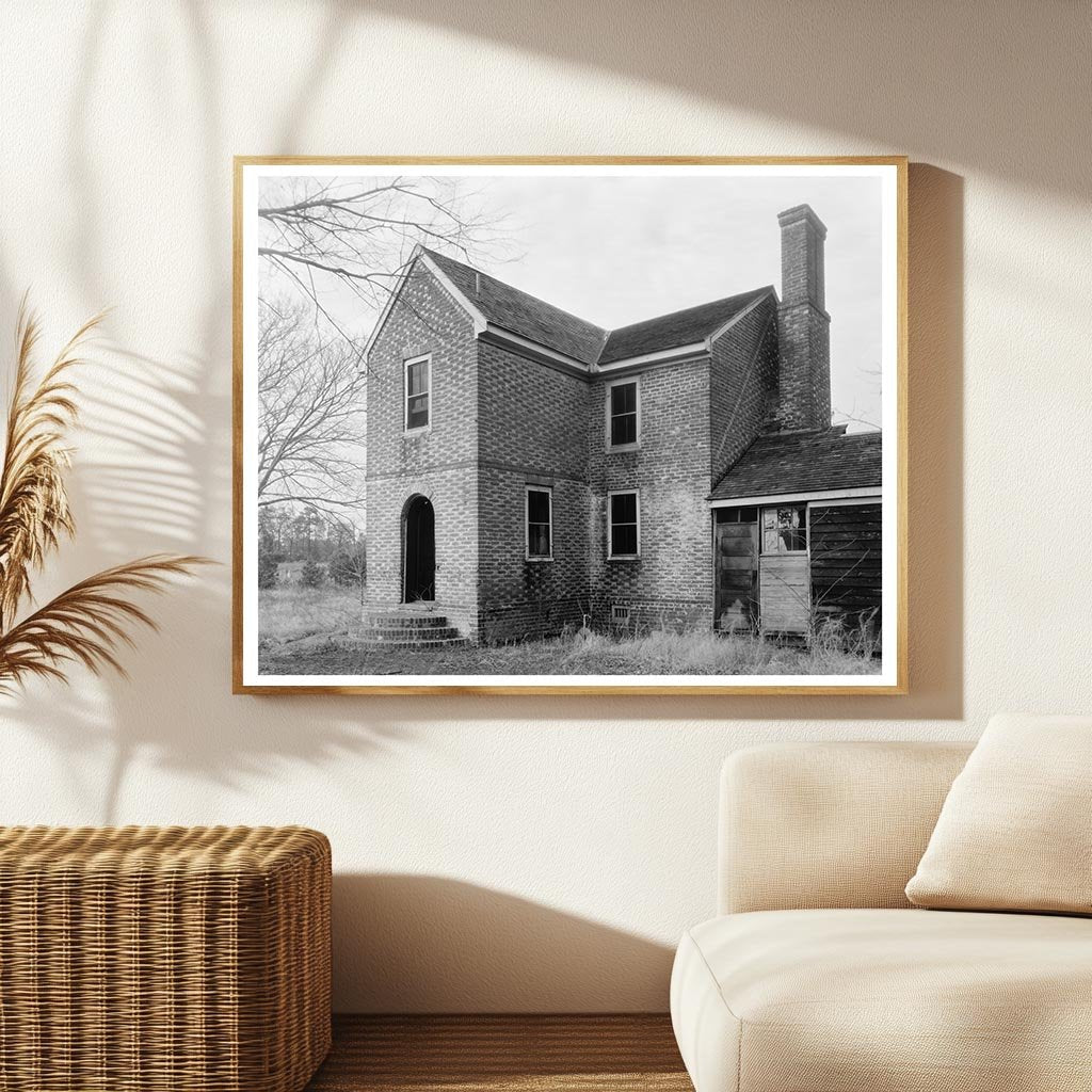 Mulberry Island Brickwork Architecture, Warwick VA, Early 19