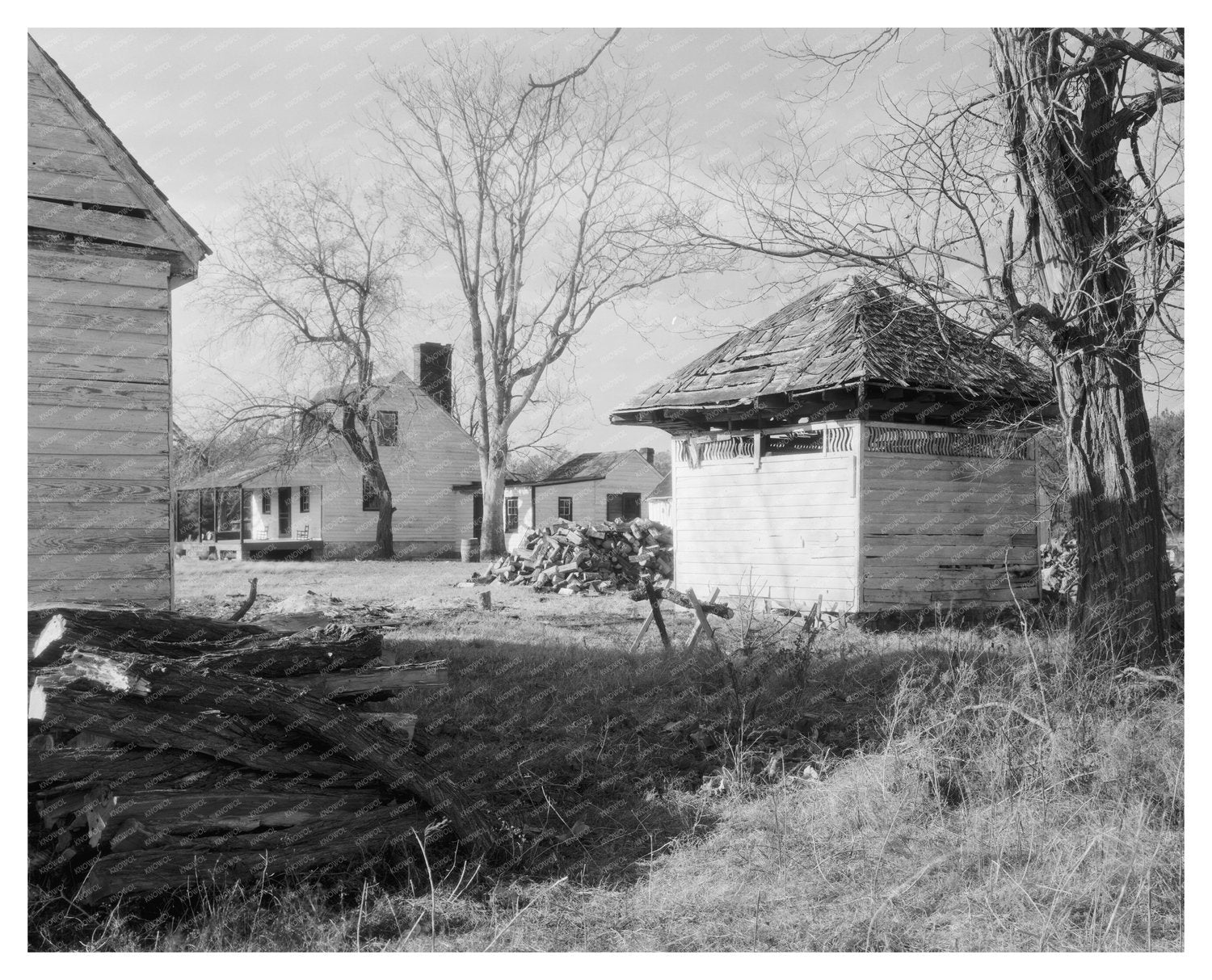 Poquoson, VA Vintage Photograph from 1900s Architecture