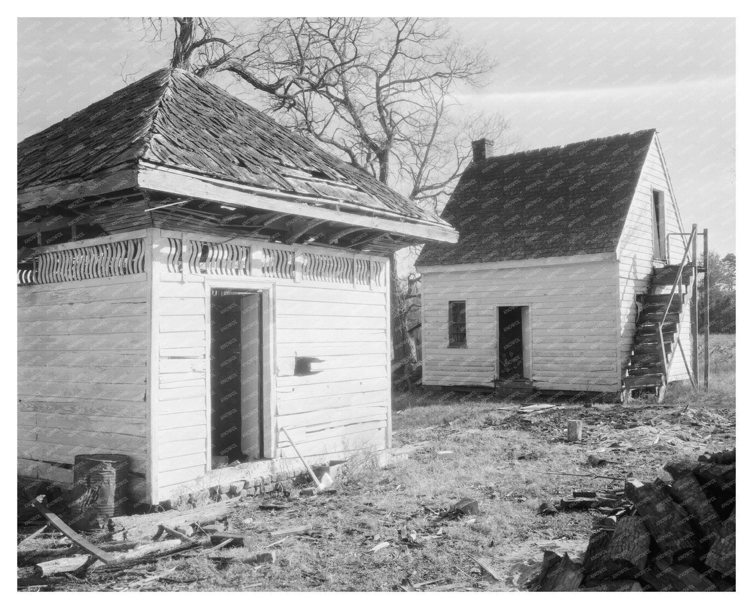 Vintage Photo of Poquoson, Virginia, Early 20th Century