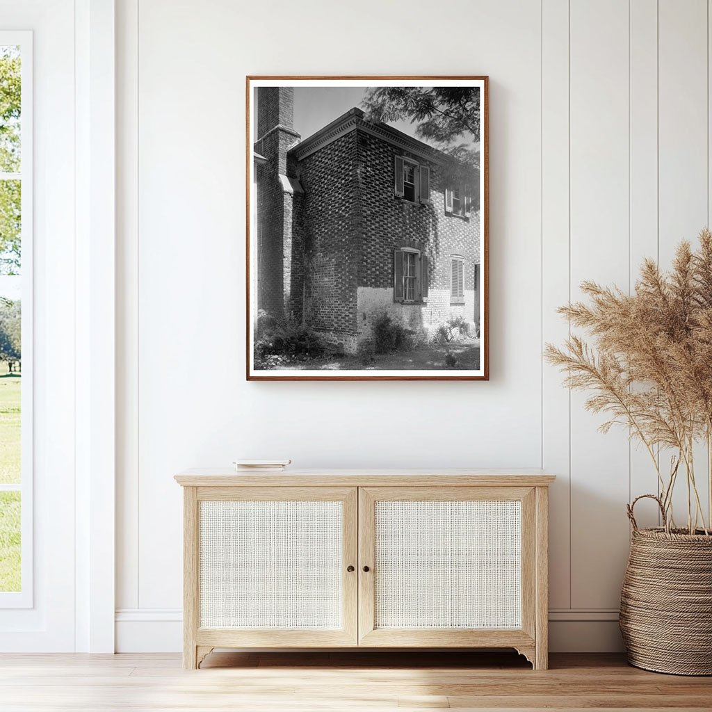 Historic Building in Hague, Virginia, 1685 Vintage Photo