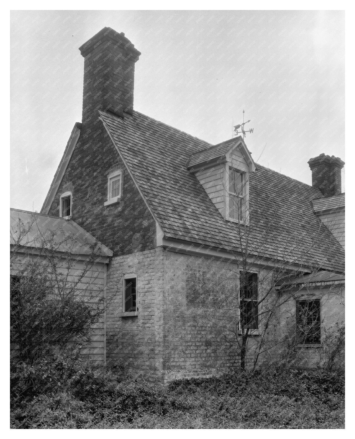 Historic Yorktown Architecture, Virginia, Early 1900s