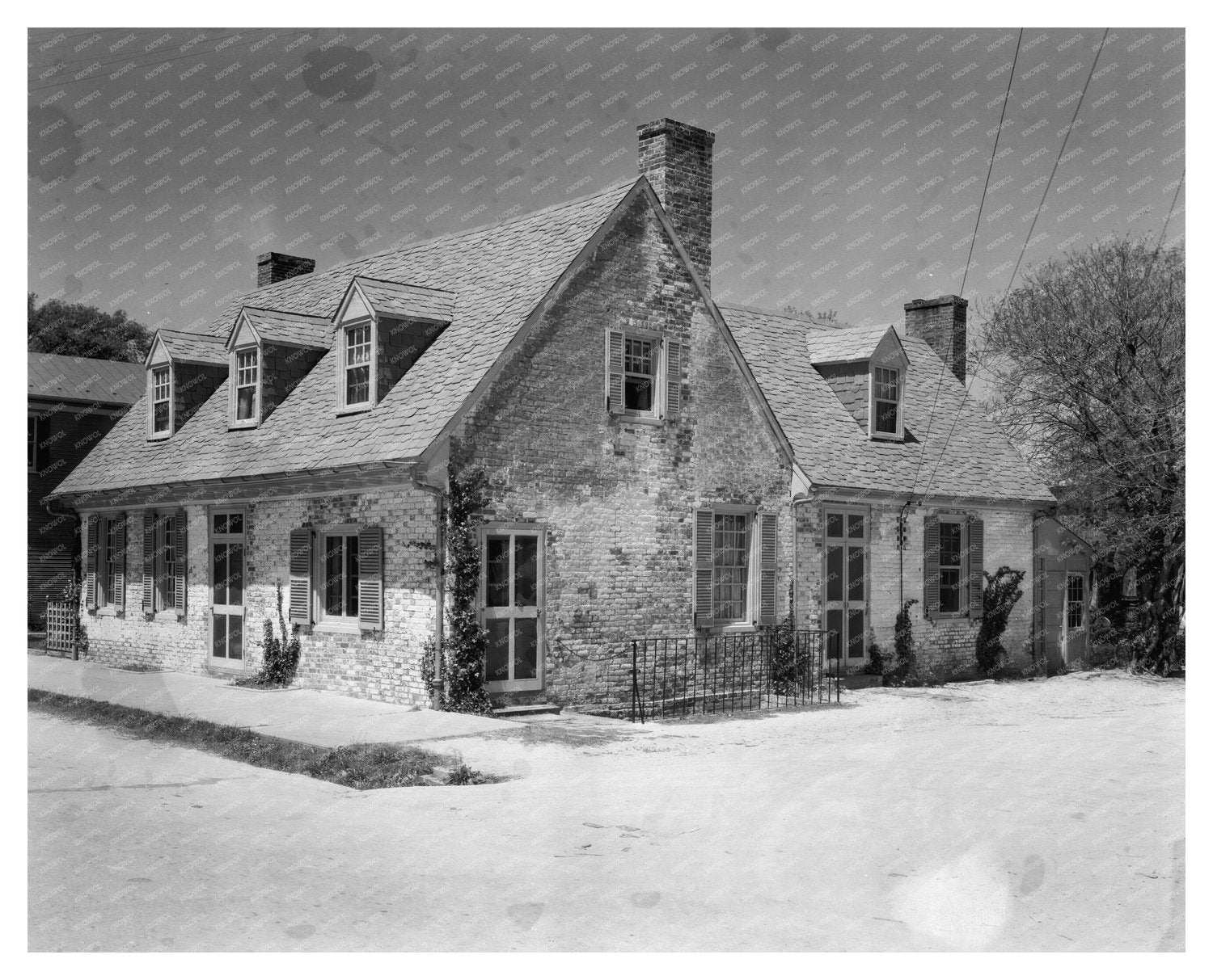 Historic Dwelling in Yorktown, Virginia, 1953