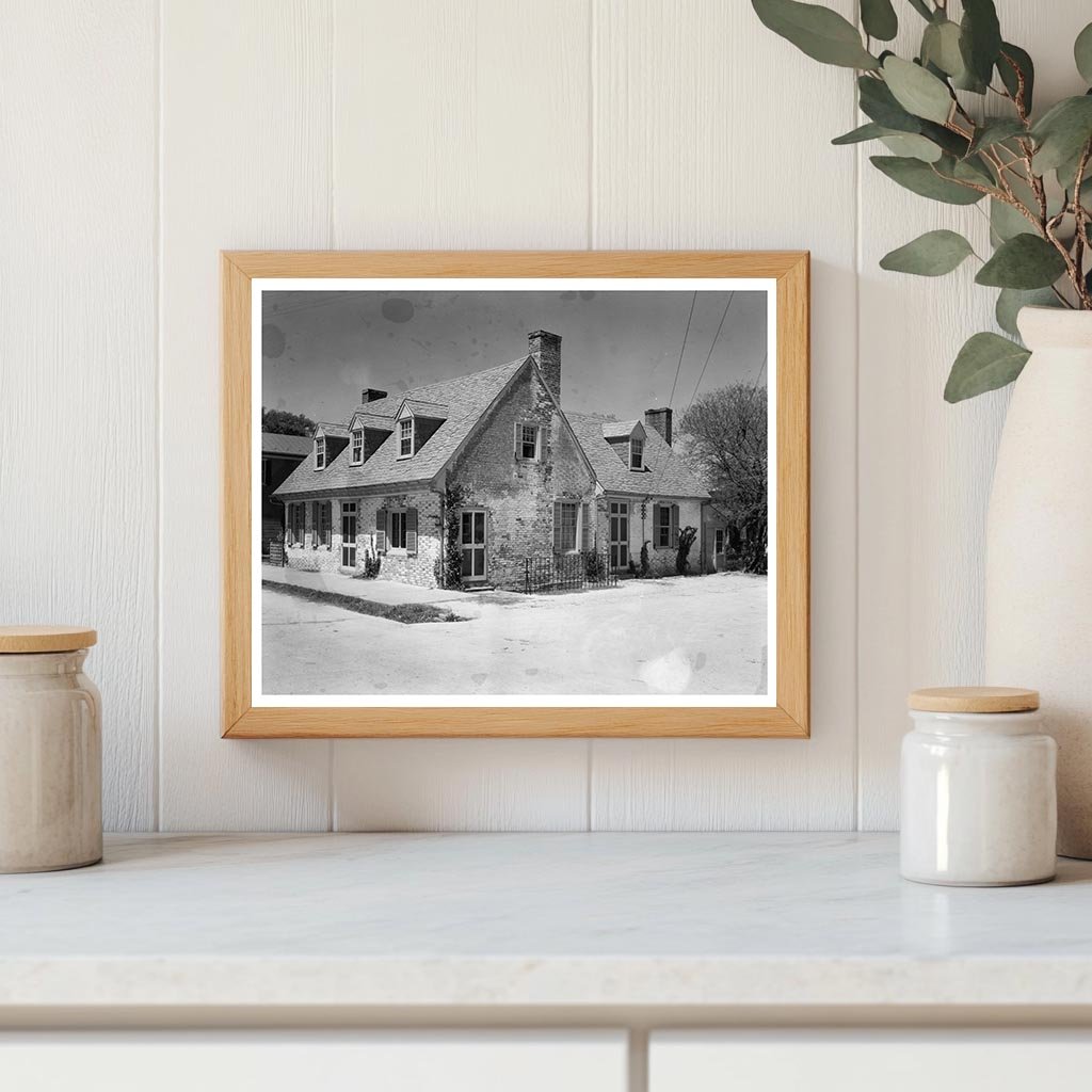 Historic Dwelling in Yorktown, Virginia, 1953