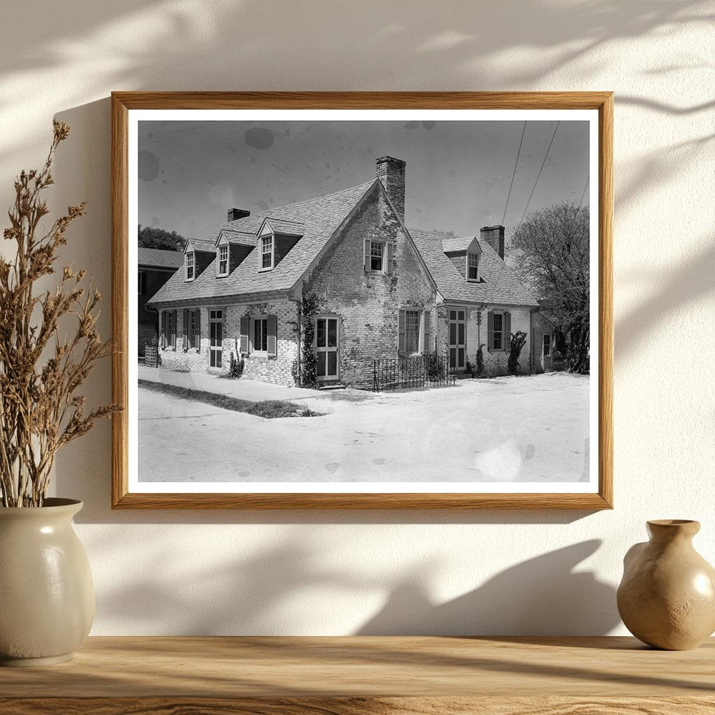 Historic Dwelling in Yorktown, Virginia, 1953