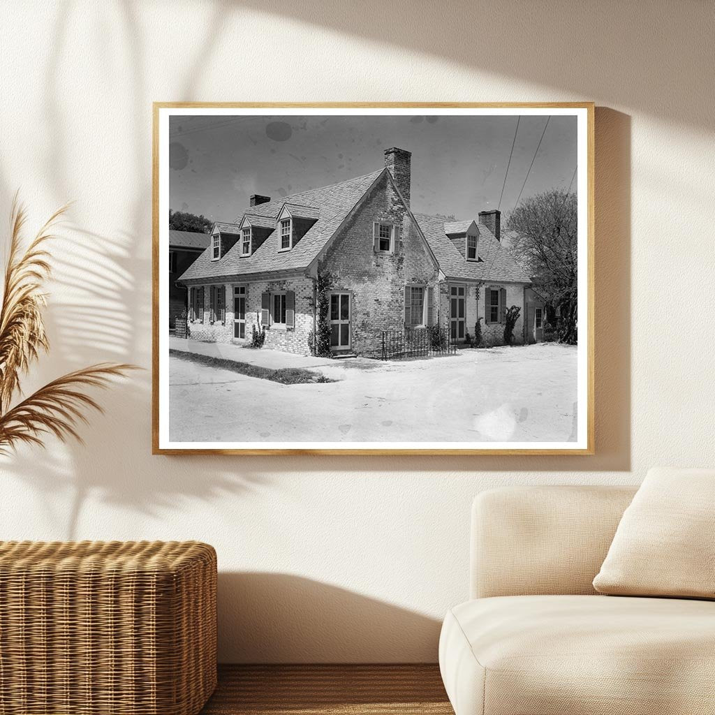 Historic Dwelling in Yorktown, Virginia, 1953