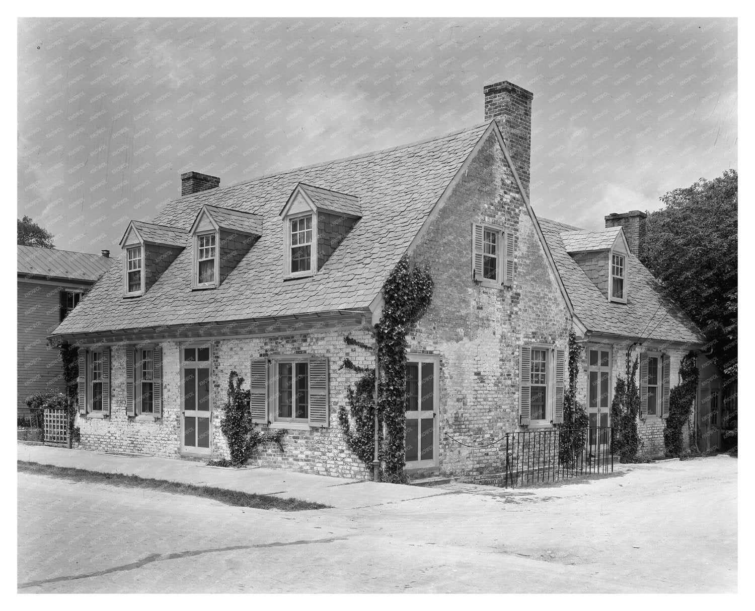 Vintage Architecture in Yorktown, Virginia - 20th Century