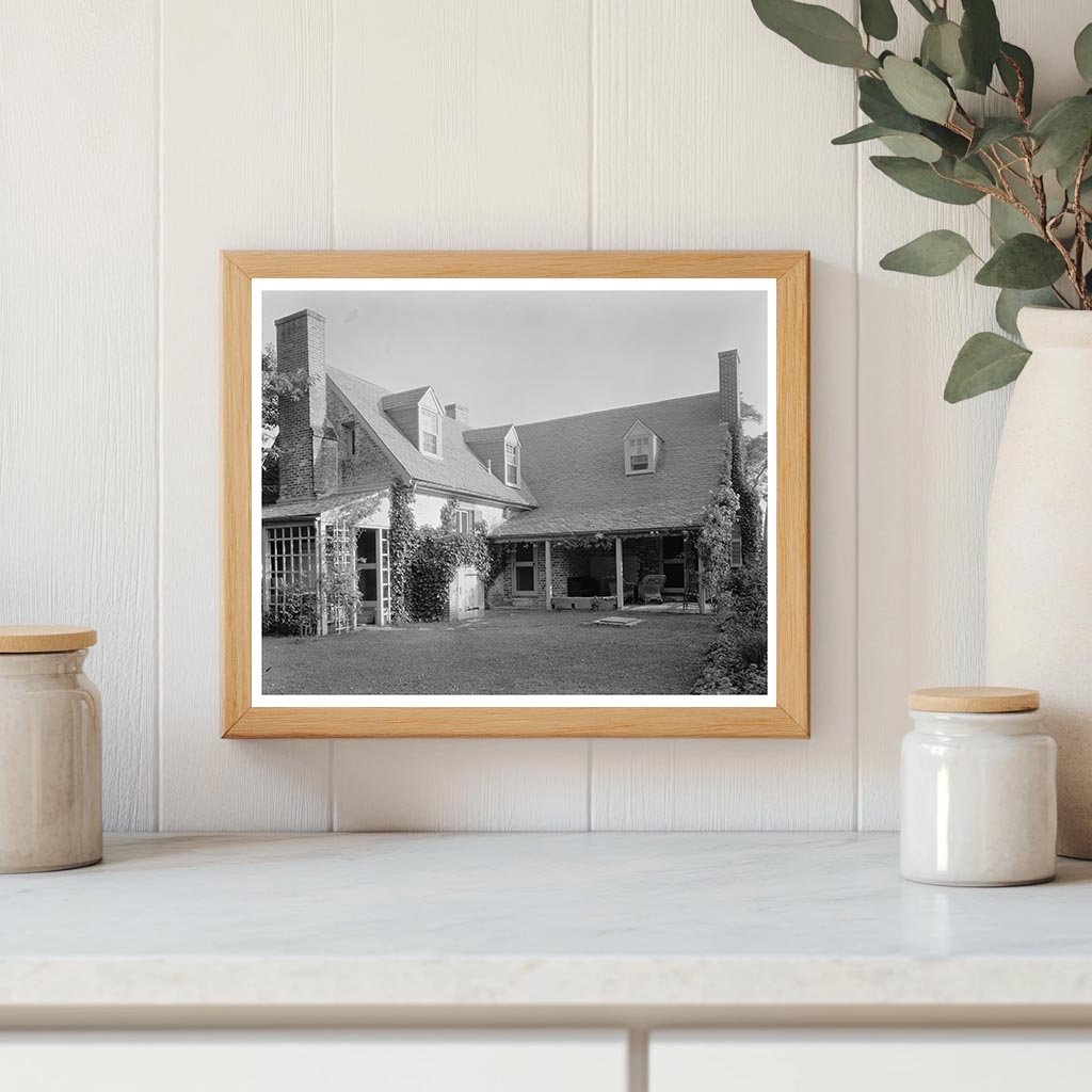 Yorktown VA Early 20th Century Architecture Photo 1953