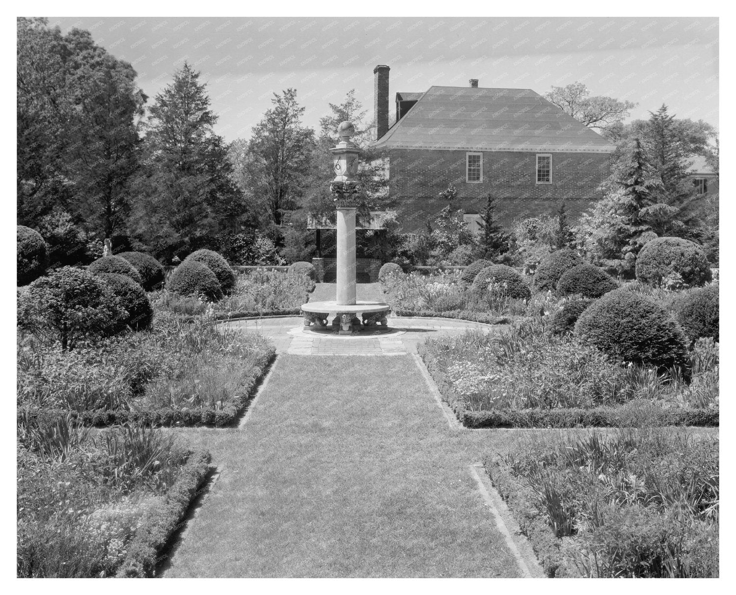 Nelson House, Yorktown VA, Colonial Architecture, 20th Centu