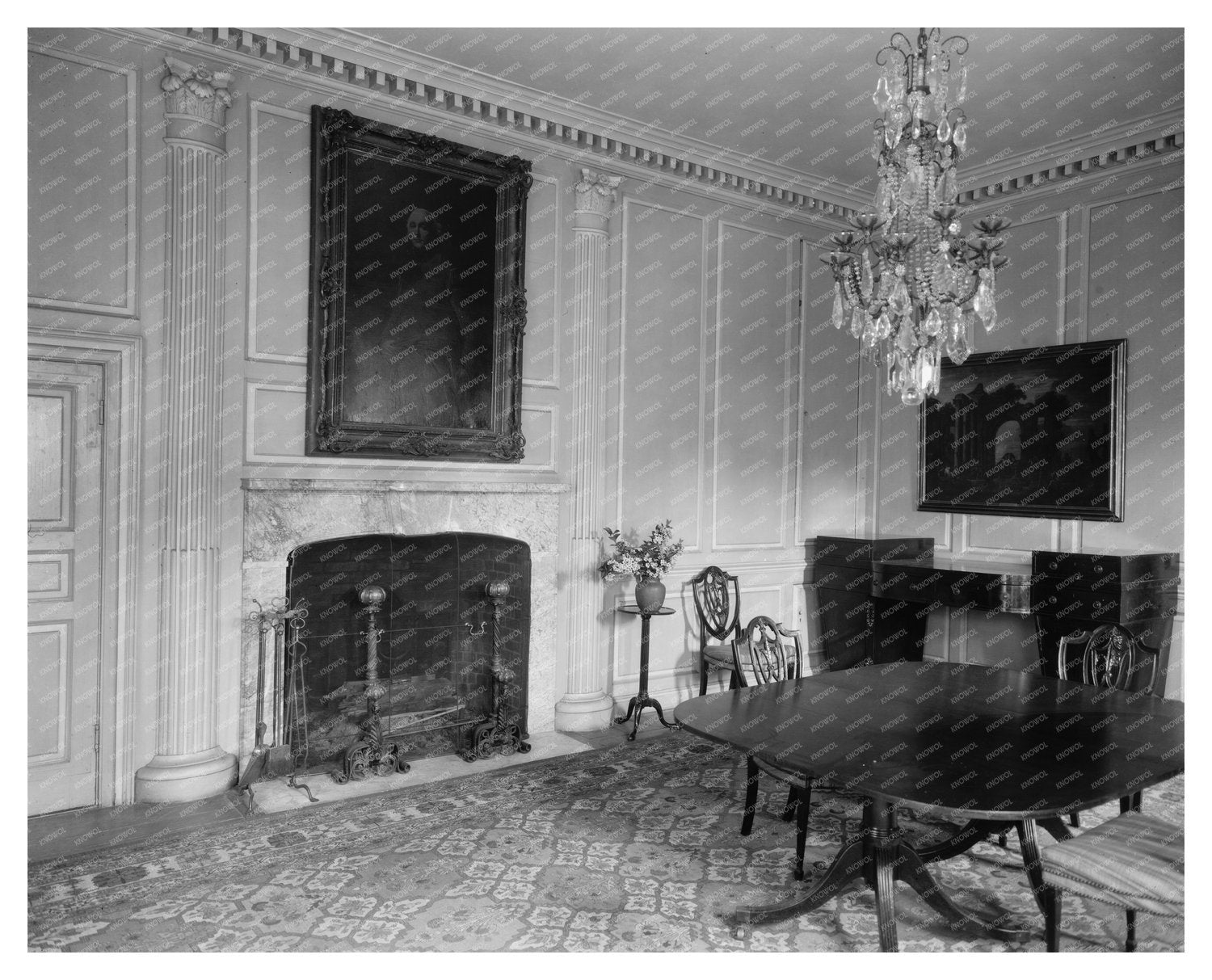Nelson House, Yorktown VA, Historic Photo, 1740-1741