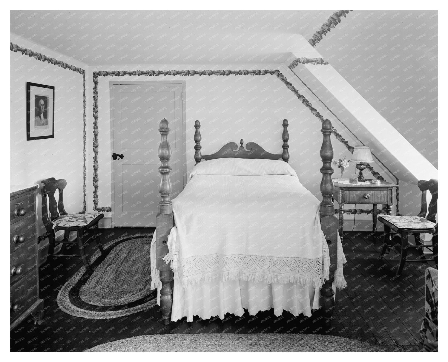 Nelson House in Yorktown, Virginia - Historic Snapshot 1940s